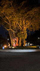 Nighttime cultural artifacts and urban scenes documented in Kuta Selatan