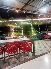 Evening dining scene captured at Lhokdagang restaurant
