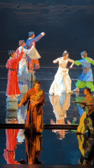 Traditional Chinese theatrical performance staged in Chongqing's Jiangbeicheng district