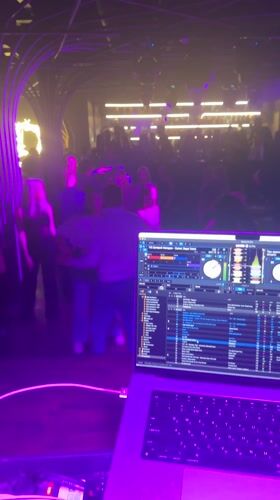 DJ performs at crowded nightclub in Balashikha, Russia