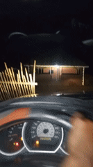 Night driving captured in Iyara, Nigeria