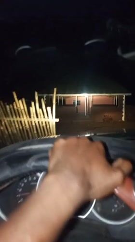 Night driving captured in Iyara, Nigeria