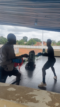 Boxing match observed at outdoor facility in Lafia, Nigeria