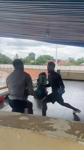Boxing match observed at outdoor facility in Lafia, Nigeria
