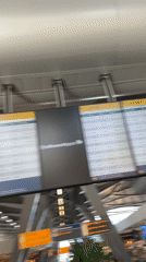Airport interior captured on video in Eindhoven
