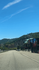 Morning drive through Estosadok reveals ornate resort architecture
