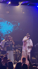 Live concert in full swing at a Tsarevo indoor venue