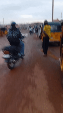 Street scenes documented in Nassarawa, Nigeria show daily traffic