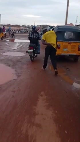 Street scenes documented in Nassarawa, Nigeria show daily traffic