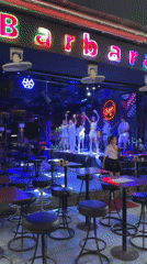 Patong bar strip alive with live music and neon lights