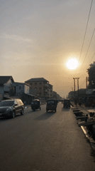 Sunny afternoon street scenes captured in southeastern Nigeria towns