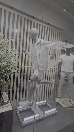 Spring day in Sofia features snowy Vitosha views, retail displays