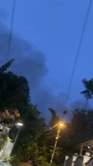 Davao City resident documents cooking, utilities during smoky morning