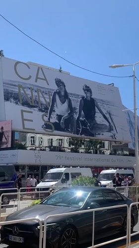 Casual moments captured during Cannes Film Festival day