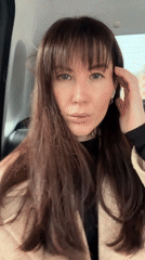 Woman in beige coat observed in vehicle in Perm