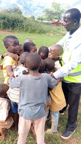 TPO official organizes children's activities in Ngalula, DR Congo