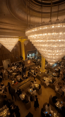 A evening across London's grand interiors and lit-up streets