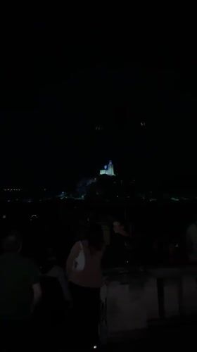 Fortress Light Display Draws Crowds in Veliko Tarnovo