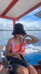 Boat passengers spotted traveling near Dapa, Philippines waters