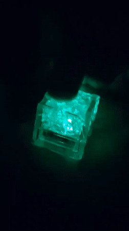 Saratov resident documents glowing cube objects in evening session