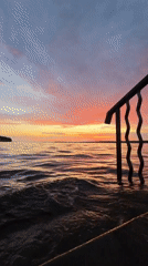 Sunset stroll along the Kama River in Chaikovsky, Russia