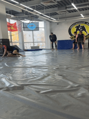Fitness training session documented at Perm gymnasium