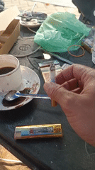 A quiet morning in Tulungagung — coffee, a bird, and a pet show