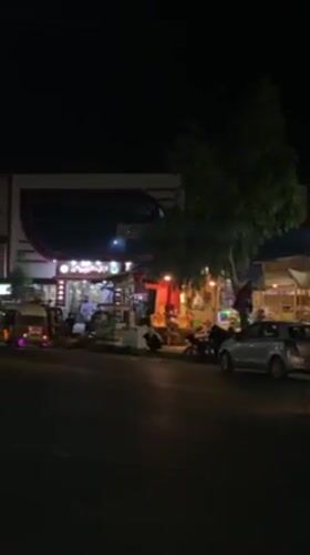 Evening street life captured in central Kandahar
