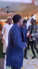 Wedding celebration with dancing and festivities in Onitsha, Nigeria