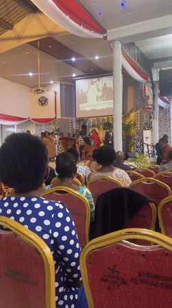 Early morning church service with musical performance in Dar es Salaam