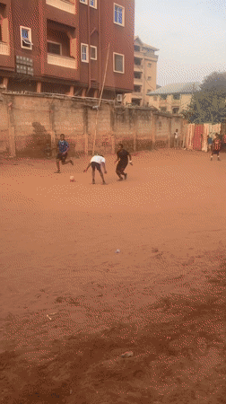 Casual football match draws young players in Onitsha