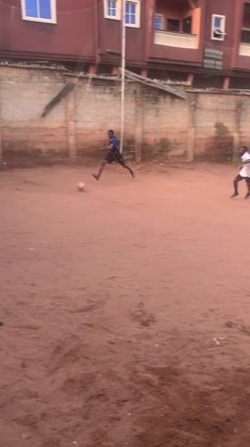 Casual football match draws young players in Onitsha