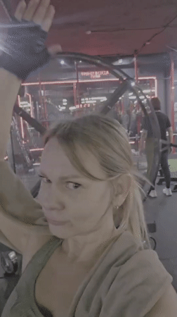 Gym activity captured by witnesses in Sevastopol