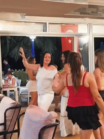 A festive summer night out in Kuşadası
