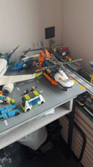 Elaborate Lego city display showcased indoors in Moscow