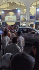 Airport terminal activity recorded in Dhaka during midday hours