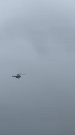 Ordinary Friday morning captured across Chaikovsky, Russia amid overcast skies