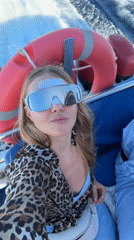 Bandaged woman spotted on boat near Nusa Penida
