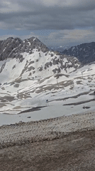 A summer morning on the Zugspitze, snow, views, and a wedding