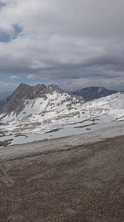 A summer morning on the Zugspitze, snow, views, and a wedding