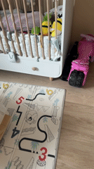 Morning feeding routine captured for toddler in Belgian home