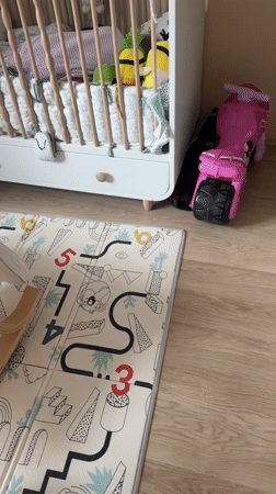 Morning feeding routine captured for toddler in Belgian home