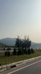 Road scene documented at Nam Natural Heritage Area, Vietnam