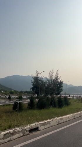 Road scene documented at Nam Natural Heritage Area, Vietnam