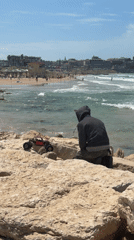 Morning leisure moments captured across Tel Aviv's seaside and parks
