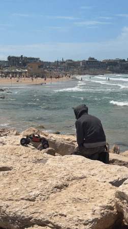 Morning leisure moments captured across Tel Aviv's seaside and parks