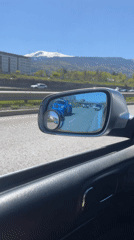 Blue Porsche spotted passing traffic in Sofia