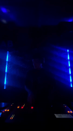 DJ performs early morning set at Russian nightclub