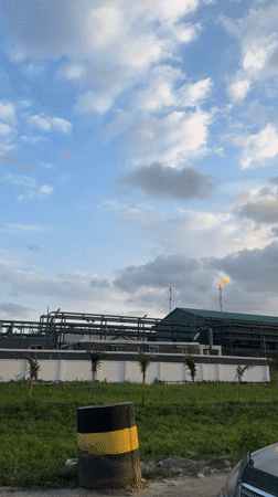 Industrial refinery operations documented in Igwuruta, Nigeria
