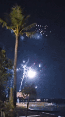 Beach party with DJ, fireworks documented in Denpasar